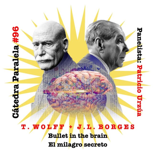 Sesión N°96: ¡Estamos de vuelta! Tras una pausa de dos meses —durante la cual se transmitió por este canal el podcast Vidas Paralelas—, nos reunimos en Puerto Varas con Pato Urzúa para retomar las cátedras y analizar los cuentos "Bullet in the Brain" de Tobias Wolff (1995) y "El milagro secreto" de Jorge Luis Borges (1943). Ambos relatos sitúan a sus protagonistas frente a una muerte inminente, pero divergen profundamente en su manera de representar el tiempo y la conciencia en ese instante final. 

Al final del capítulo hacemos un anuncio de utilidad pública para promover los talleres ASTROPUERTO de lectura y escritura de ciencia ficción guiados por Pato (los talleres empiezan en noviembre: más info en su cuenta @donpatourzua). || LINK EN BIO.

#bulletinthebrain #balaenelcerebro #tobiaswolff #literaturanorteamericana #elmilagrosecreto #jorgeluisborges #borges #literaturaargentina #cuentos #libros #literatura #catedrasparalelas #podcast #podcastenespañol