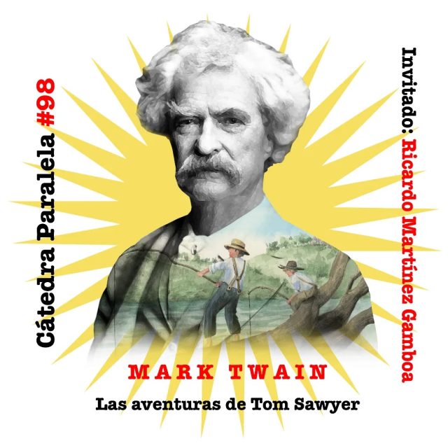 Sesión N°98: En la primera cátedra paralela del 2026, Ricardo Martínez Gamboa (@kyo1969cl) vuelve por cuarta vez al podcast para conversar sobre "Las aventuras de Tom Sawyer", clásico de Mark Twain publicado en 1876. Aventura juvenil, humor e ironía se cruzan en este fresco de la infancia y retrato crítico del sur de los Estados Unidos del siglo XIX. Ojo: a la hora de conversación hay un cierre en falso, pero luego seguimos hablando —hasta el verdadero cierre del capítulo— sobre proyectos personales de escritura, género referencial y el uso de viñetas para narrar el mosaico de la vida. || LINK EN BIO.

#lasaventurasdetomsawyer #theadventuresoftomsawyer #tomsawyer #huckleberryfinn #marktwain